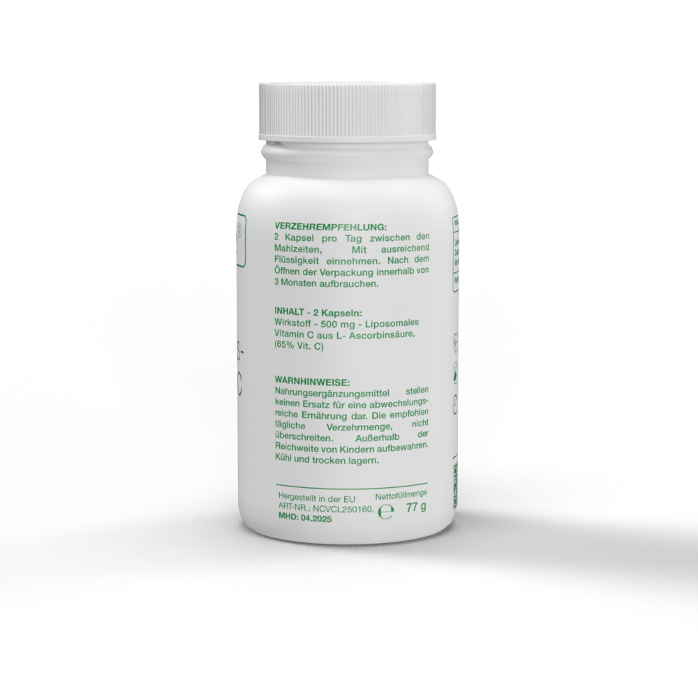 Liposomales - Pro Vitamin C - 250mg - 160 Kapse